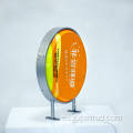 Caja de luz de formación de aspiración redonda personalizada para la tienda